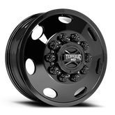 20X8.25 Torque HD Wheels Revolver Gloss Black Aluminum 10x225mm 6-Wheel Set for Ford & Ram