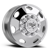20X8.25 Torque HD High Polished Revolver Aluminum 10x225mm 6-Wheel Set for Ford & Ram