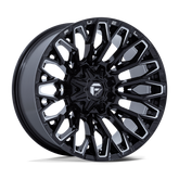 Fuel Strike D865 Milled with Gloss Black Finish Aluminum Wheel