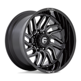 Fuel Hurricane D807 Milled with Gloss Black Finish Aluminum Wheel