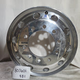 22.5x10.50 Alcoa 10x285mm Hub Pilot (Uni-mount) Mirror Polished Front Only (returned item)