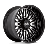 Moto Metal Stinger MO809 Gloss Black and Milled Aluminum Wheel