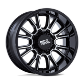Moto Metal Legacy MO810 Gloss Black and Milled Aluminum Wheel
