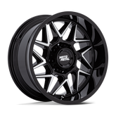 Moto Metal Turbine MO812 Gloss Black with Machined Face Aluminum Wheel
