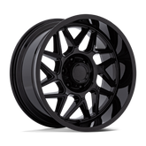 Moto Metal Turbine MO812 Gloss Black Aluminum Wheel