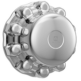 Alcoa Chrome Hub Cover 6 Piece Tandem Rear Axle Set w/ Retention Nut (10x285mm)