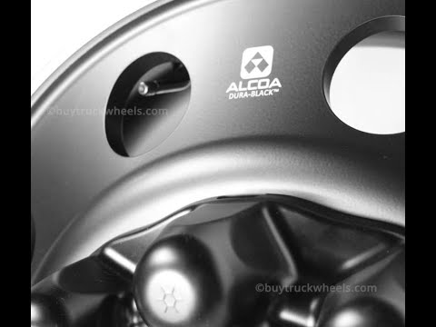 22.5x9.00 Alcoa Dura-Black™ Aluminum 10x285mm Hub Pilot All Position Both Sides