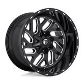 Fuel Triton D581 Milled Gloss Black Finish Aluminum Wheel