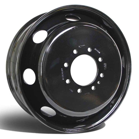 19.5x6.00 8x6.5" Black Steel Dual Wheel (Ford F350 1984-1997)