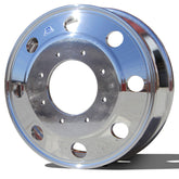 19.5x6.00 Alcoa 8x225mm Hub Pilot High Polish Front