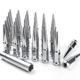Spiked Chrome 60 Degree Cone Nut (9/16)