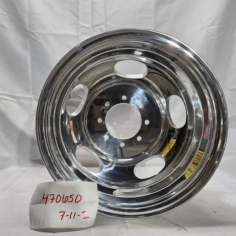 17.0x6.50 Northstar 8x6.5" Hub Pilot Mirror Polished Both Sides (Oval Hand Holes) (Ram 3500 DRW 1994-2018) (Returned item)