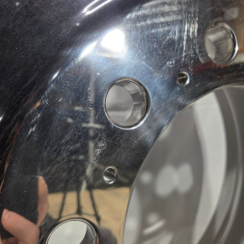 22x8.25 Northstar 10x285mm Hub Pilot Mirror Polish Both Sides (returned item)