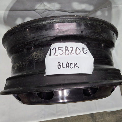 22.5x8.25 Northstar 10x285mm Hub Pilot Black Aluminum Wheel (returned item)