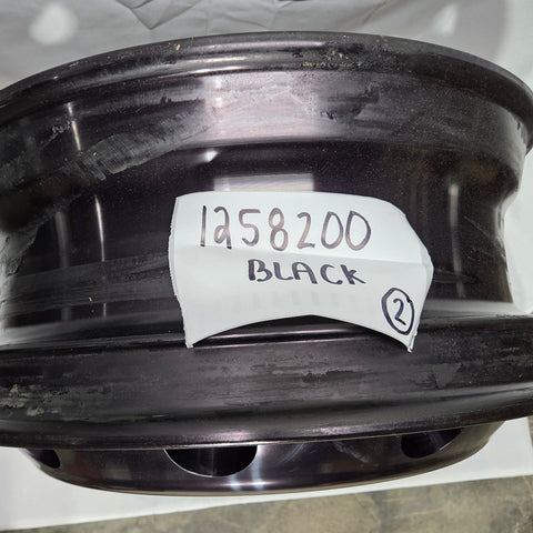 22.5x8.25 Northstar 10x285mm Hub Pilot Black Aluminum Wheel (returned item)