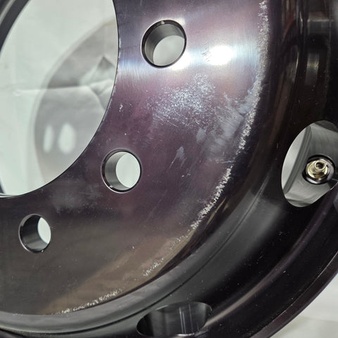 22.5x8.25 Northstar 10x285mm Hub Pilot Black Aluminum Wheel (returned item) (Copy)