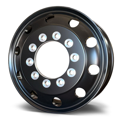 24.5x8.25 NORTHSTAR 10X285MM HUB PILOT "LUNAR" BLACK FRONT