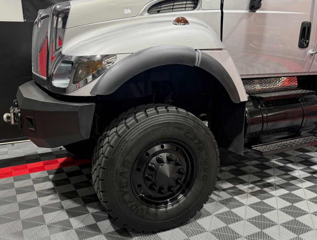 Northstar Lunar 22.5x12.25 Satin Black Steer Wheel | 4.75” Offset