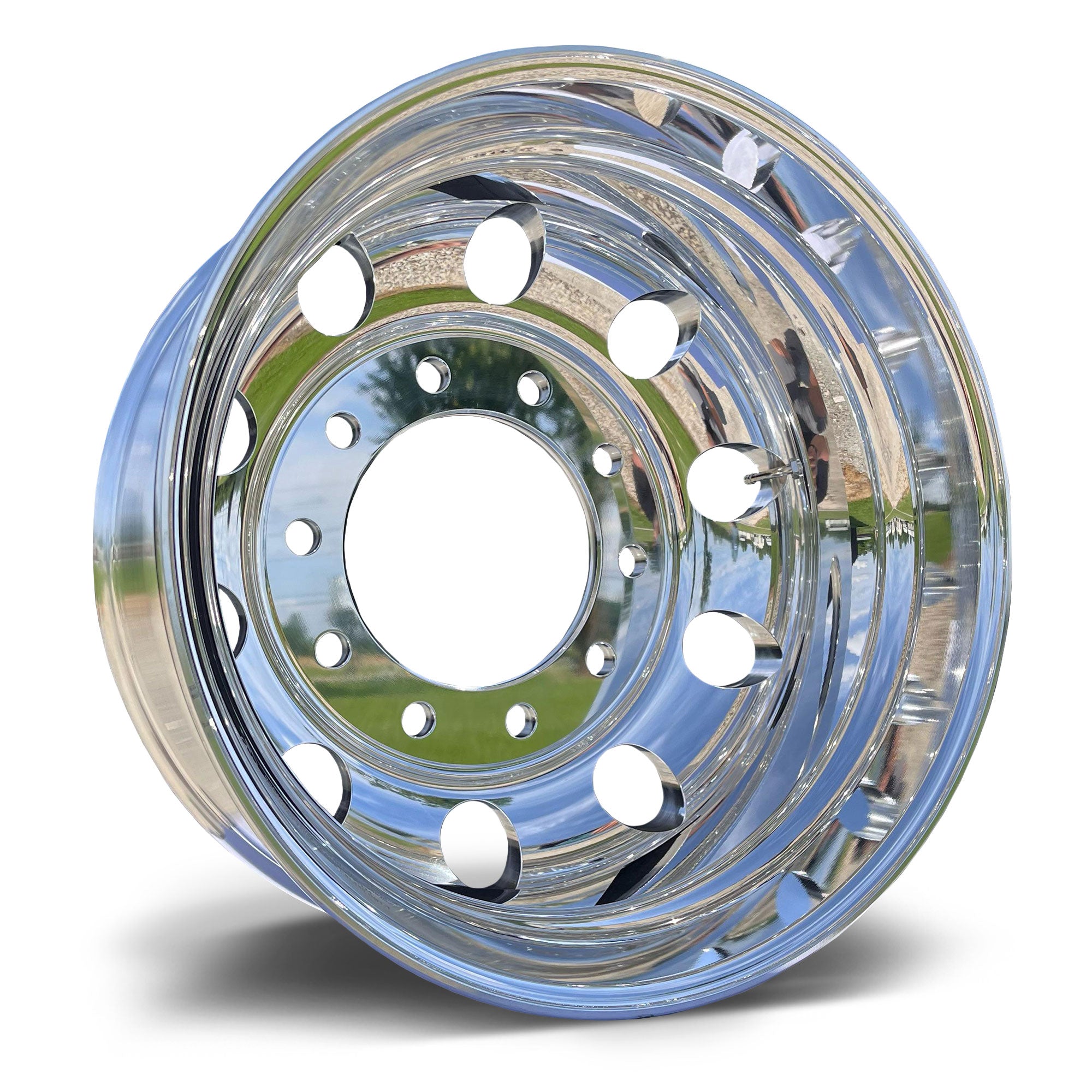 22.5x8.25 Northstar 10x285mm Hub Pilot Mirror Polished Both Sides