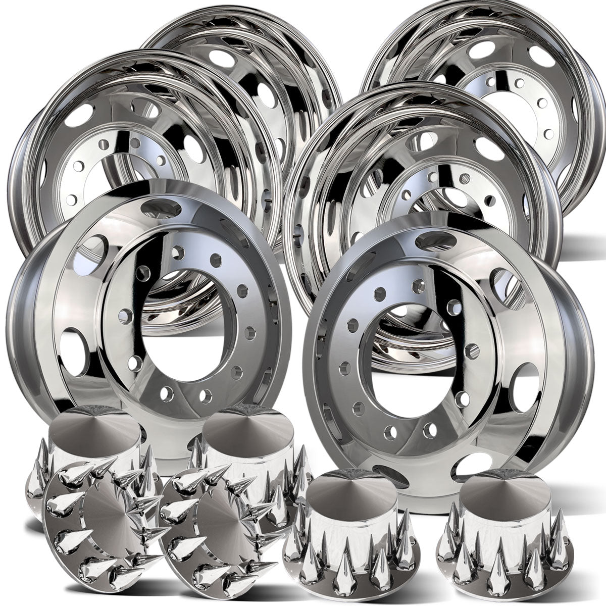 Oval Stylized Polished Aluminum 22.5 Oval Stylized Polished Aluminum 22.5