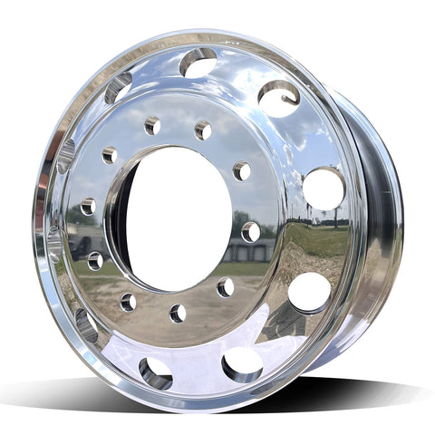 22.5x9.00 Northstar 10x285mm Mirror Polish Both Sides Hub Pilot All Position (Dual)