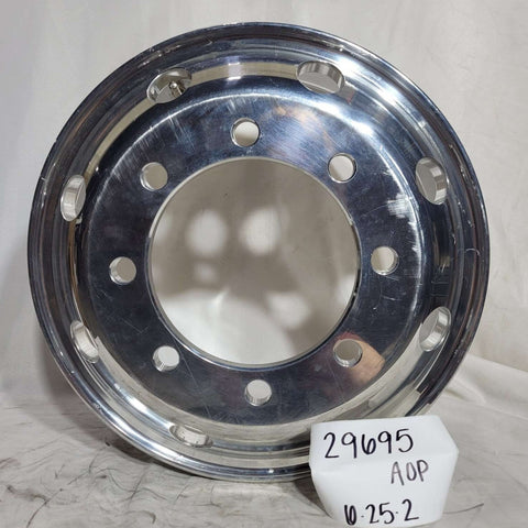 19.5x6.75 Accuride 8x275mm Hub Pilot Standard Polish Both Sides (returned item)