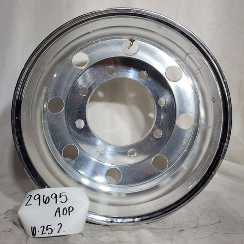 19.5x6.75 Accuride 8x275mm Hub Pilot Standard Polish Both Sides (returned item)