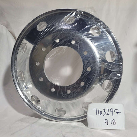 19.5x6.00 Alcoa High Polished Both Sides 10x225mm Ford F450 & F550 / Ram 4500 & 5500 (Returned item))