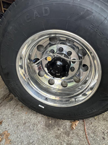 24.5" x 8.25" Accuride 10x285mm Hub Pilot High Polished Both Sides