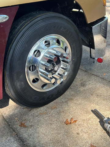 24.5" x 8.25" Accuride 10x285mm Hub Pilot High Polished Both Sides