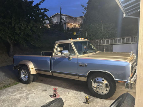 19.5x6.00 Northstar 8x6.5" Mirror Polished Both Sides 4.88" Center (Ford F350 DRW 1984-1997)