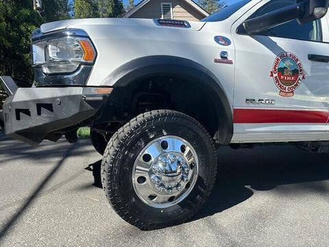 ABS Chrome Multi-piece Front Hub Cover for 10 on 225mm