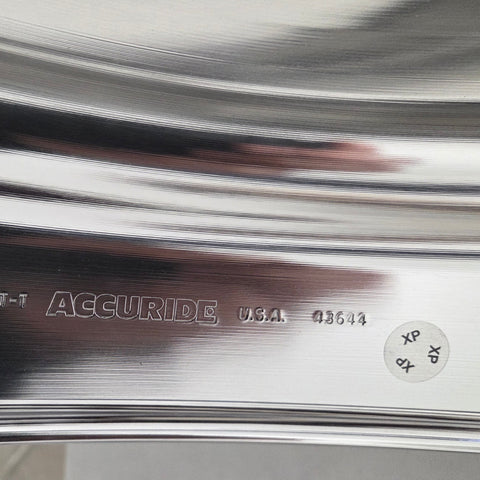 22.5x8.25 Accuride Lightweight 10x285mm Hub Pilot High Polish Both Sides (returned item)