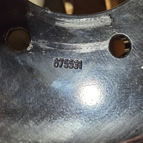 19.5x6.75 8x200mm Black Steel Dodge Ram 3500 (2019-Present) (SPARE ONLY)