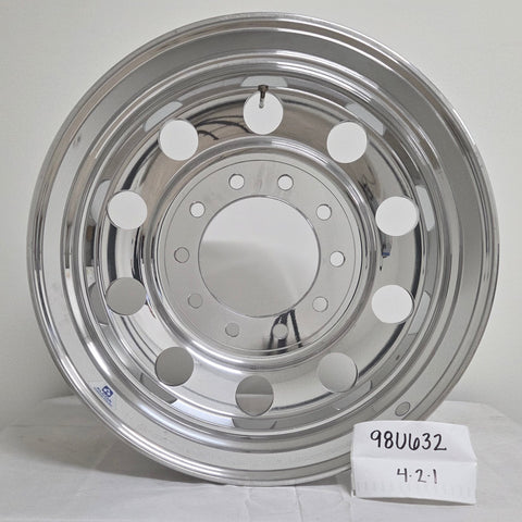 24.5x8.25 Alcoa 10x285mm Hub Pilot Mirror Polish Rear (returned item)