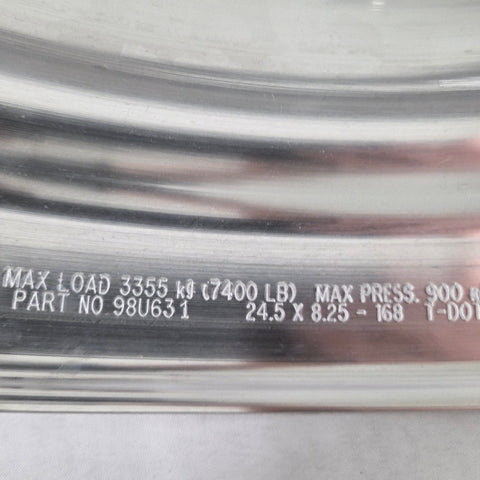 24.5x8.25 Alcoa 10x285mm Hub Pilot Mirror Polish Front (returned item)