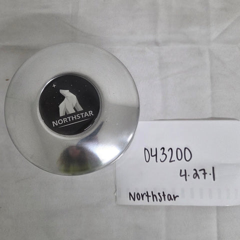 8 on 6.5" Rear Aluminum Hub Cover - 4.75" Height (Returned Item)