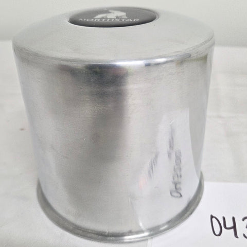 8 on 6.5" Rear Aluminum Hub Cover - 4.75" Height (Returned Item)