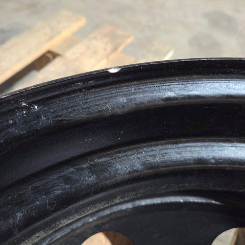 19.5x6.75 American Force Spare 8x6.5" Black Steel (Dodge Ram 3500 DRW 1996-2018) (SPARE ONLY)