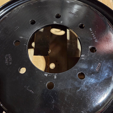 19.5x6.00 8x200mm Black Steel Ford F350 DRW (2005-Present) (returned item)