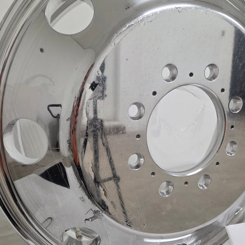 19.5x6 Northstar Mirror Polished Both Sides Ford F350 DRW 8X170mm Kit (1998-2004) (returned kit)