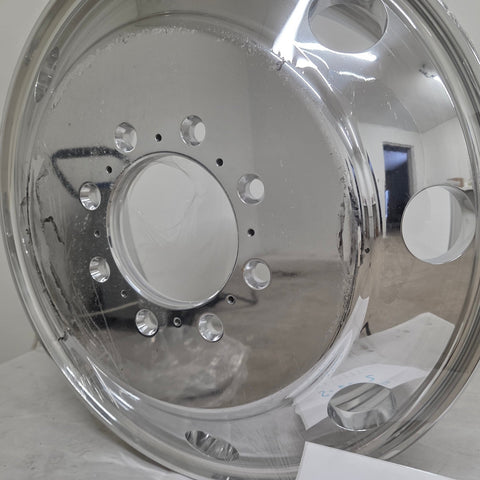 19.5x6 Northstar Mirror Polished Both Sides Ford F350 DRW 8X170mm Kit (1998-2004) (returned kit)