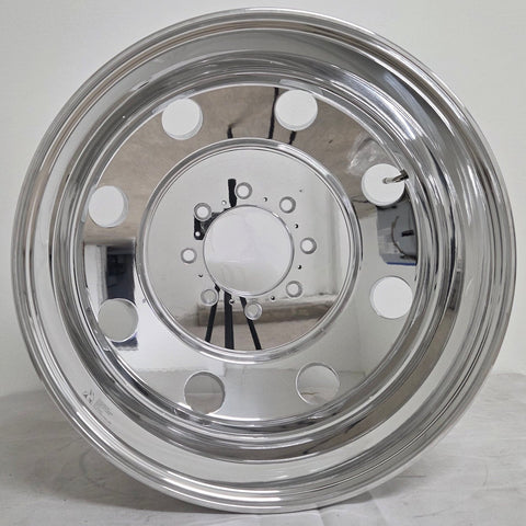 19.5x6 Northstar Mirror Polished Both Sides Ford F350 DRW 8X170mm Kit (1998-2004) (returned kit)