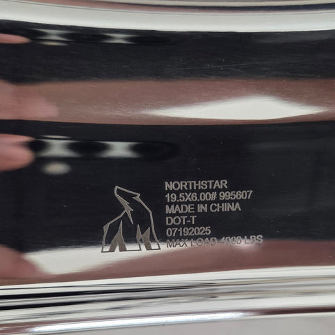 19.5x6 Northstar Mirror Polished Both Sides Ford F350 DRW 8X170mm Kit (1998-2004) (returned kit)