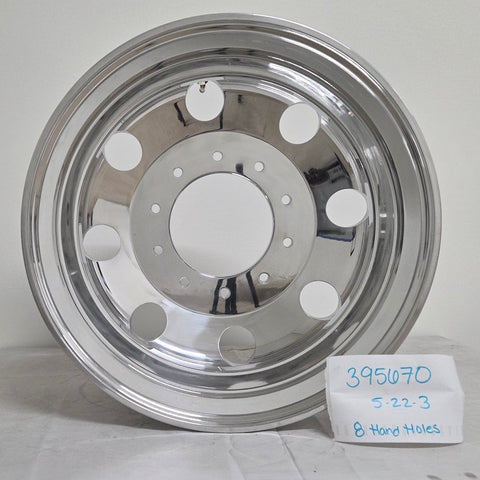 19.5x6.75 Northstar Mirror Polish Both Sides 2008-Present Dodge Ram 4500/5500 & 2005-Present Ford F450/F550 DRW 10X225MM (8 HAND HOLES)**
