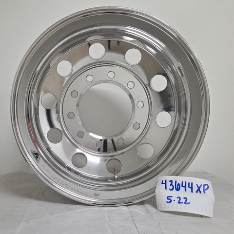 22.5x8.25 Accuride Lightweight 10x285mm Hub Pilot High Polish Both Sides (returned item)