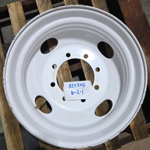 22.5x8.25 Jantsa 8x275mm Hub Pilot 4 Hand Hole White Steel (Returned Item)