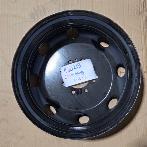 19.5x6.00 8x6.5" Black Steel (Dodge Ram 3500 1994-2018) (SPARE ONLY)