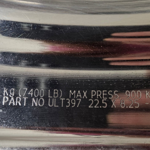22.5x8.25 Alcoa High Polished Both Sides 10x285mm (Old Part Number) (returned item)