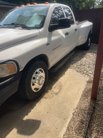 17.0"x6.00" Northstar Mirror Polished Both Sides 1994-2011 Dodge Ram 3500 DRW 8X6.5" 4 Wheel Kit